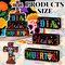 4 Pcs Day of The Dead Table Decorations Day of The Dead Centerpiece for Table Dia De Los Muertos Tiered Tray Decor